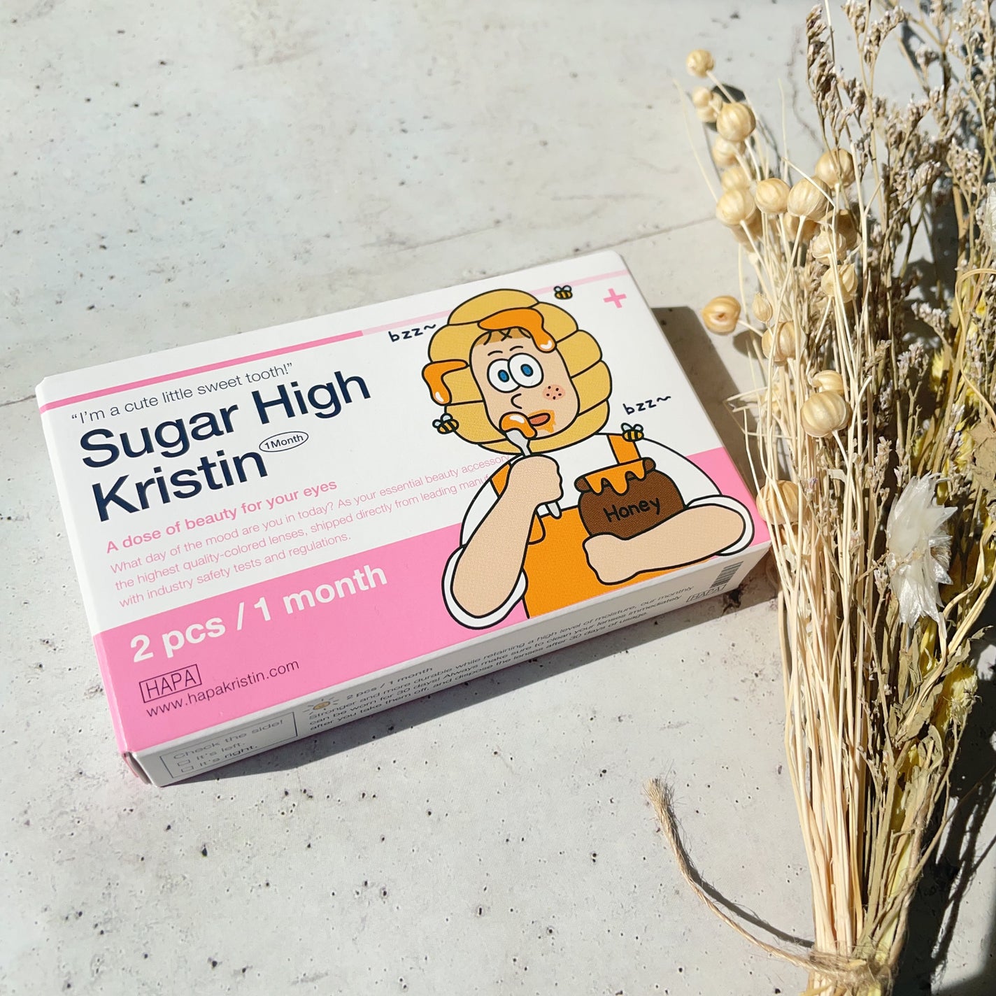 Sugar High Kristin Plus 1month/Hapa kristin/1ヶ月(1MONTH)カラコンを使ったクチコミ(5枚目)