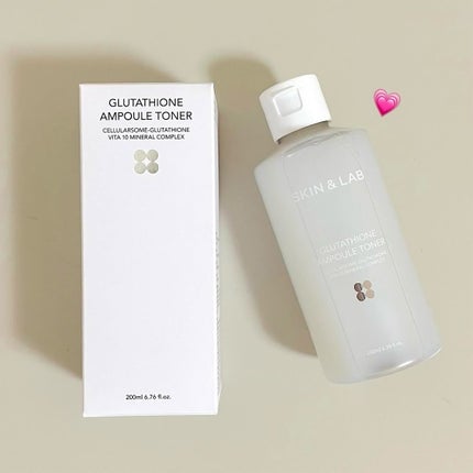 グルタチオンアンプルトナー/SKIN&LAB/化粧水を使ったクチコミ(5枚目)