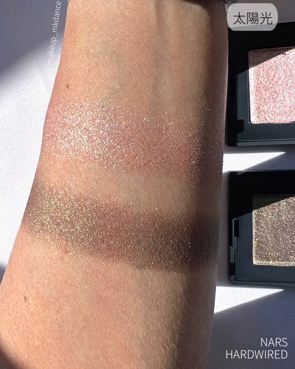 ハードワイヤードアイシャドー/NARS/単色アイシャドウを使ったクチコミ(6枚目)