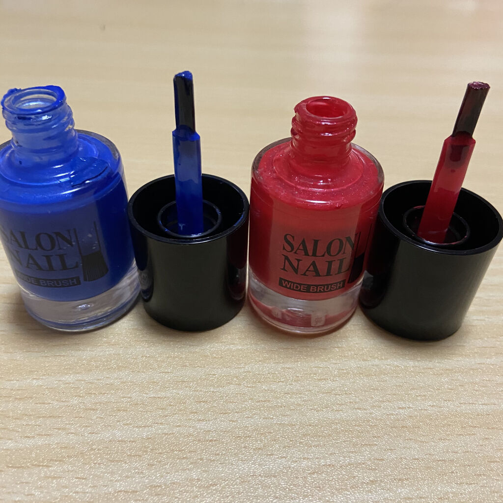 AT サロンネイルエナメル 33 ネオンブルー/Art Collection/マニキュアを使ったクチコミ（3枚目）