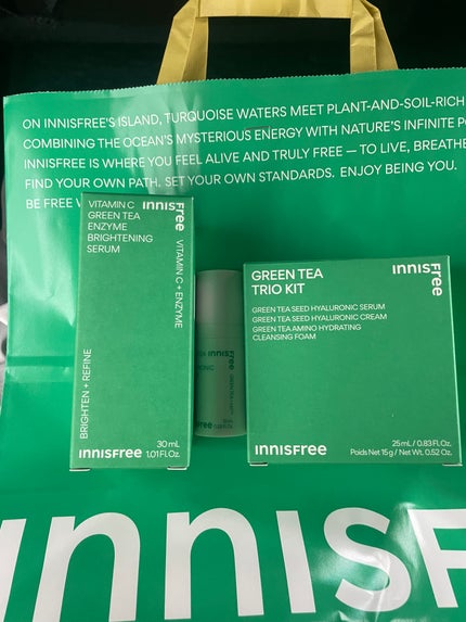 ビタC グリーンティーエンザイム ブライト セラム/innisfree/美容液を使ったクチコミ(5枚目)