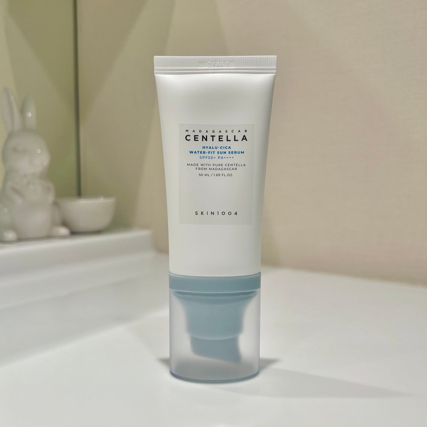 ヒアルーシカ ウォーターフィット サンセラム/SKIN1004/日焼け止めローションを使ったクチコミ(1枚目)