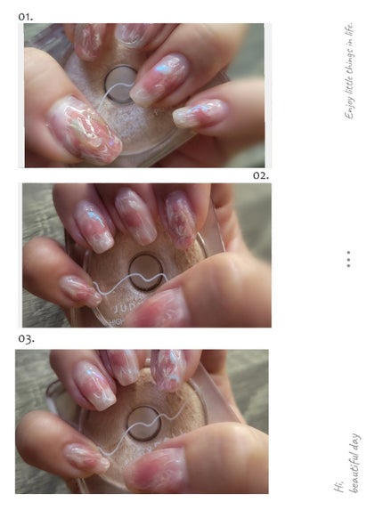 ノンワイプクリア キャンジェル(トップコート)/プリジェル/ジェルネイルを使ったクチコミ(2枚目)