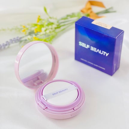 ユニコーン オーロラ光彩クッション/SELF BEAUTY/クッションファンデーションを使ったクチコミ(5枚目)