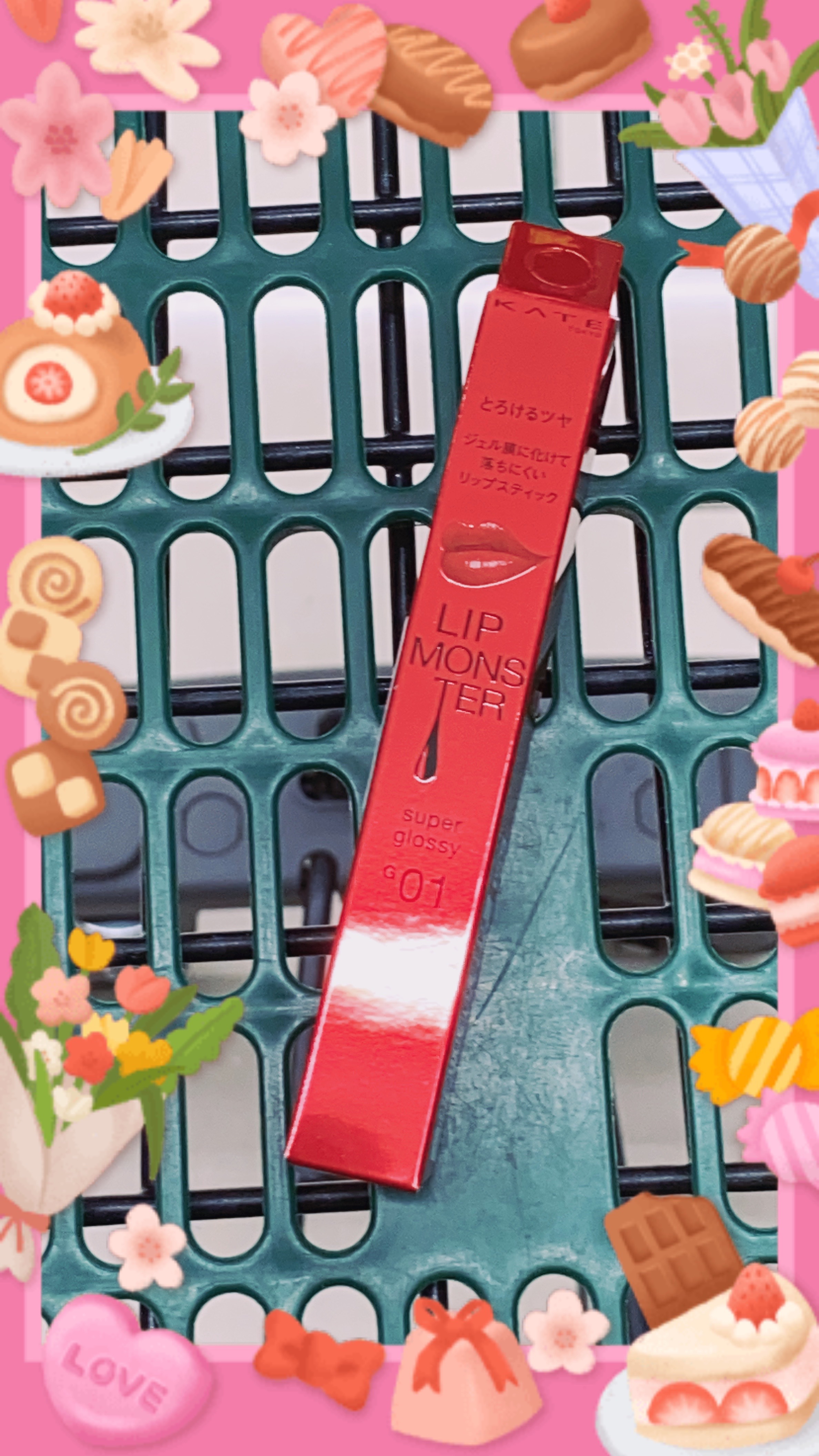 ケイト リップモンスター ツヤバース/KATE/口紅を使ったクチコミ（1枚目）