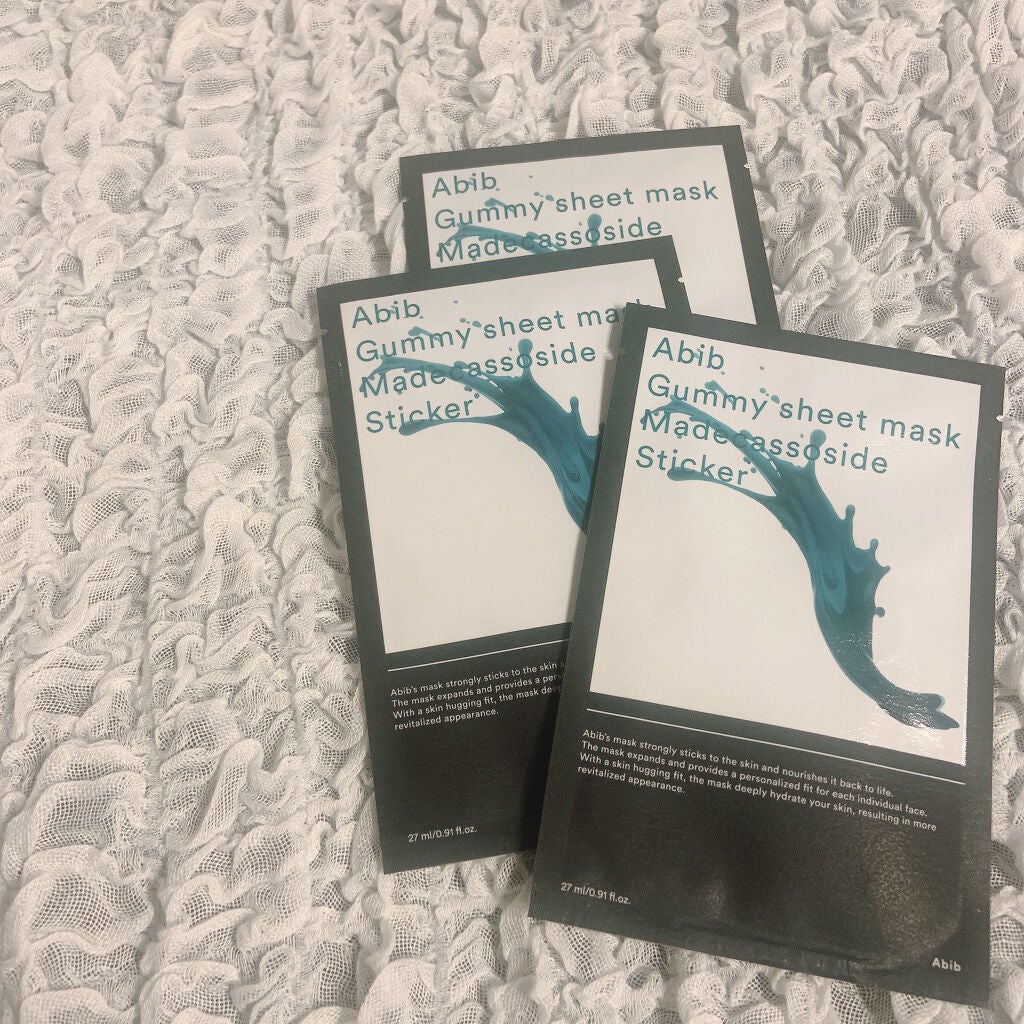 ガムシートマスクパック マデカソサイドステッカー/Abib /シートマスク・パックを使ったクチコミ(1枚目)