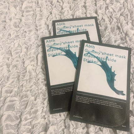 ガムシートマスクパック マデカソサイドステッカー/Abib /シートマスク・パックを使ったクチコミ(1枚目)