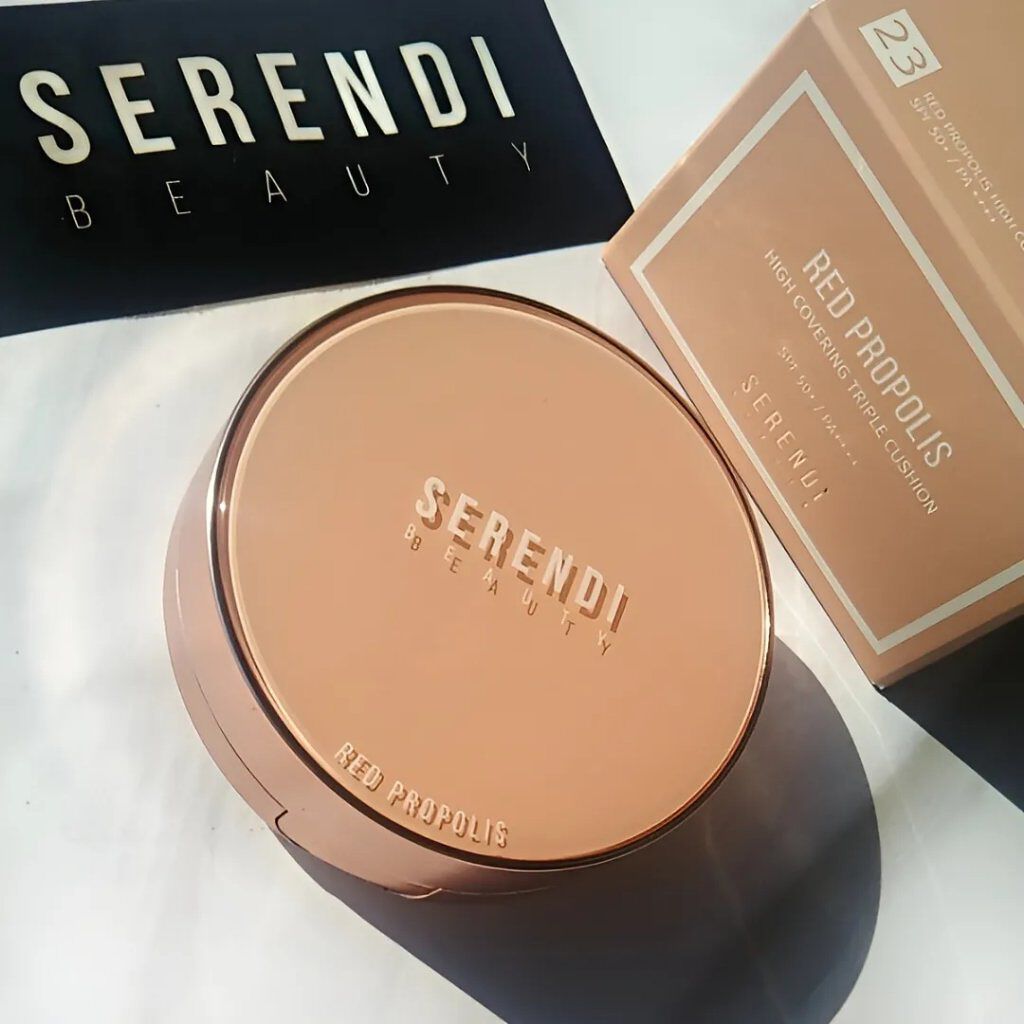 RED PROPOLIS HIGH COVERING TRIPLE CUSHION/SERENDI BEAUTY/クッションファンデーションを使ったクチコミ（2枚目）