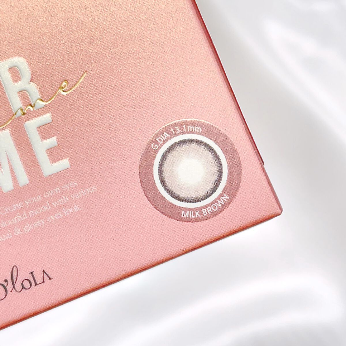 ディアサム(DearSome)/OLOLA/カラーコンタクトレンズを使ったクチコミ（3枚目）