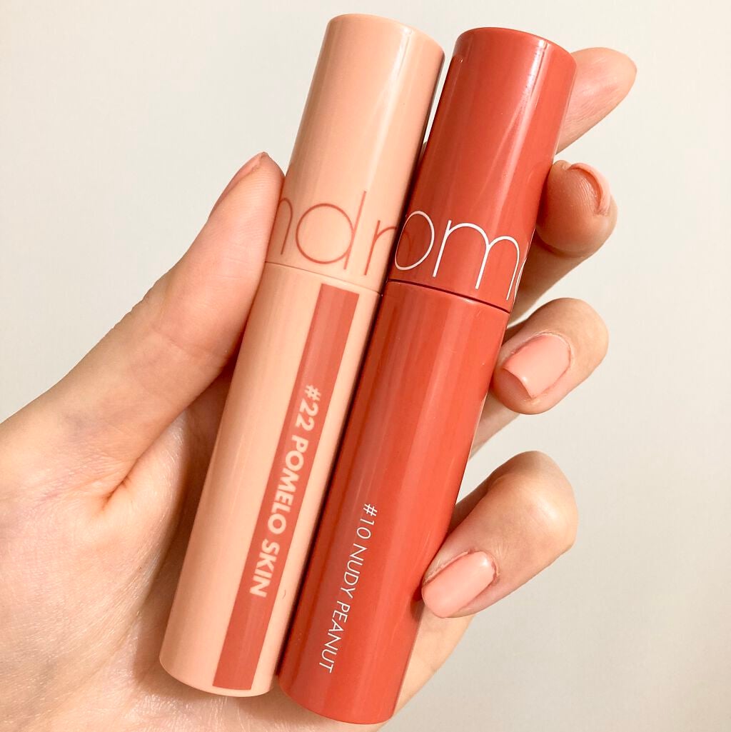 ジューシーラスティングティント/rom&nd/リップティントを使ったクチコミ(5枚目)