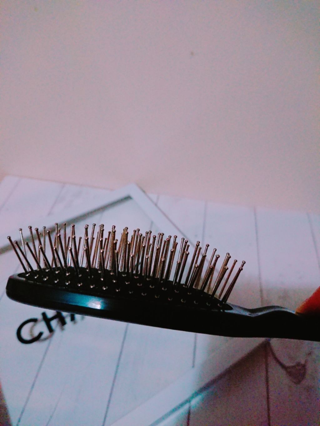 メタルピンブラシ/セリア/ヘアブラシを使ったクチコミ(3枚目)