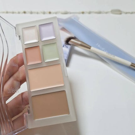 ブリージングコンシーラーパレット/Healus/パレットコンシーラーを使ったクチコミ(2枚目)