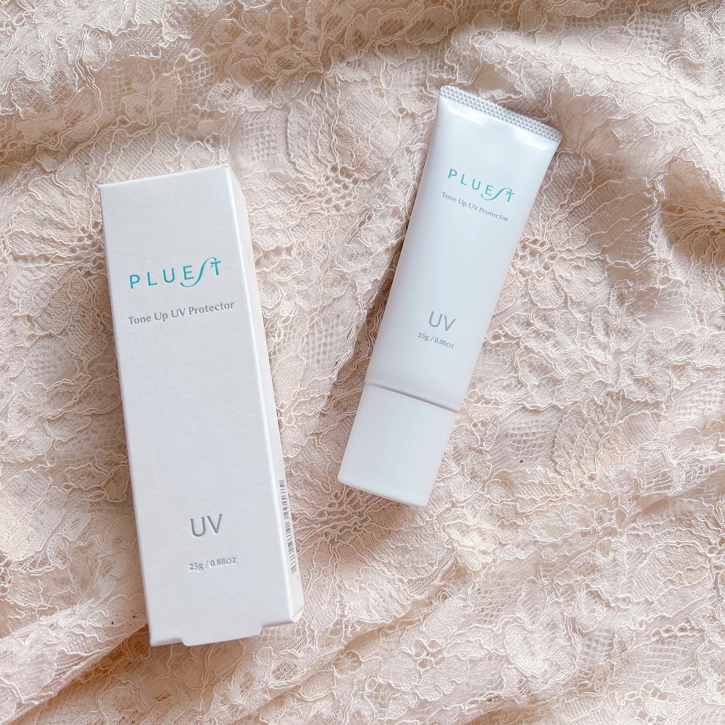 トーンアップUVプロテクター/PLUEST/日焼け止めクリームを使ったクチコミ（1枚目）