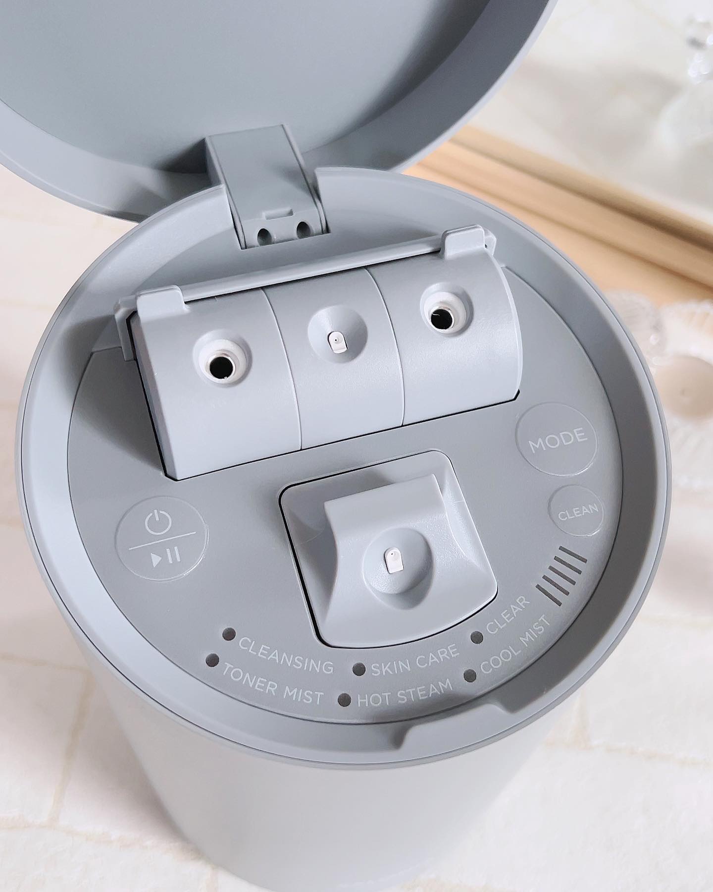 ピュアブライトスチーマー/SALONIA/美顔器・マッサージを使ったクチコミ（3枚目）