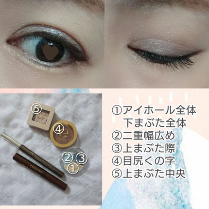 グリッタープリズム シャドウ/MISSHA/グリッターを使ったクチコミ(2枚目)