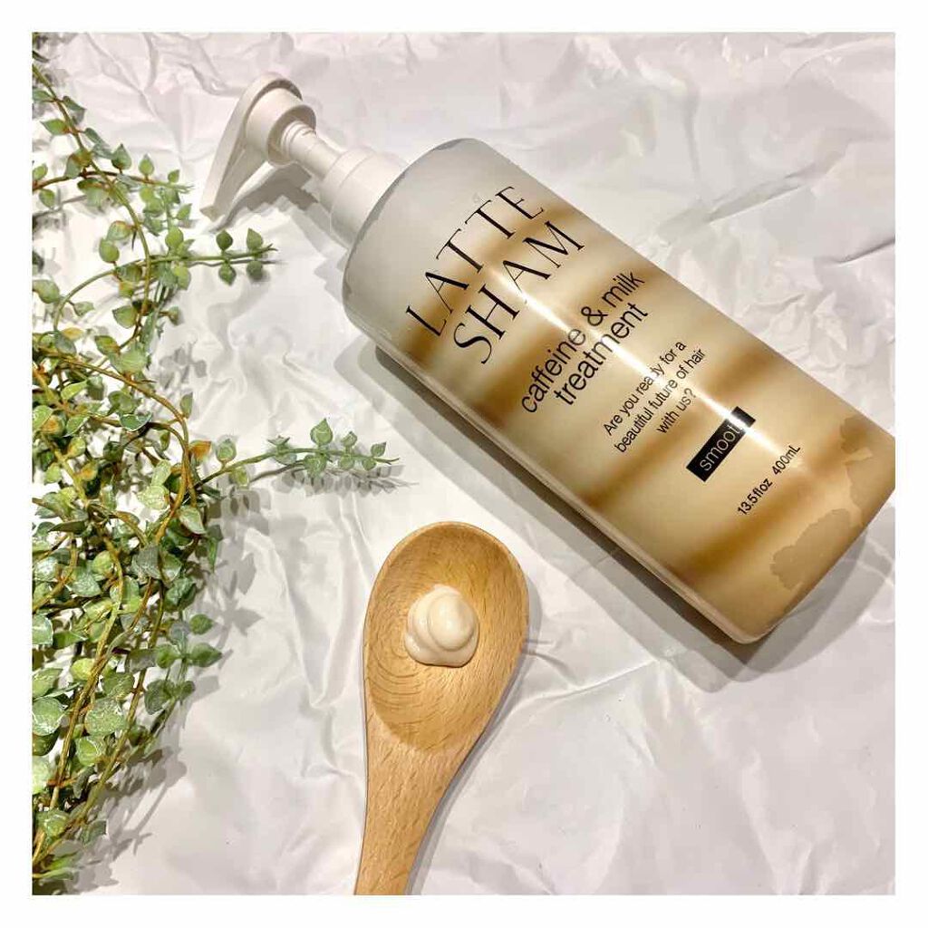 スムースシャンプー／スムーストリートメント 400mL/LATTE SHAM/市販シャンプーを使ったクチコミ（3枚目）