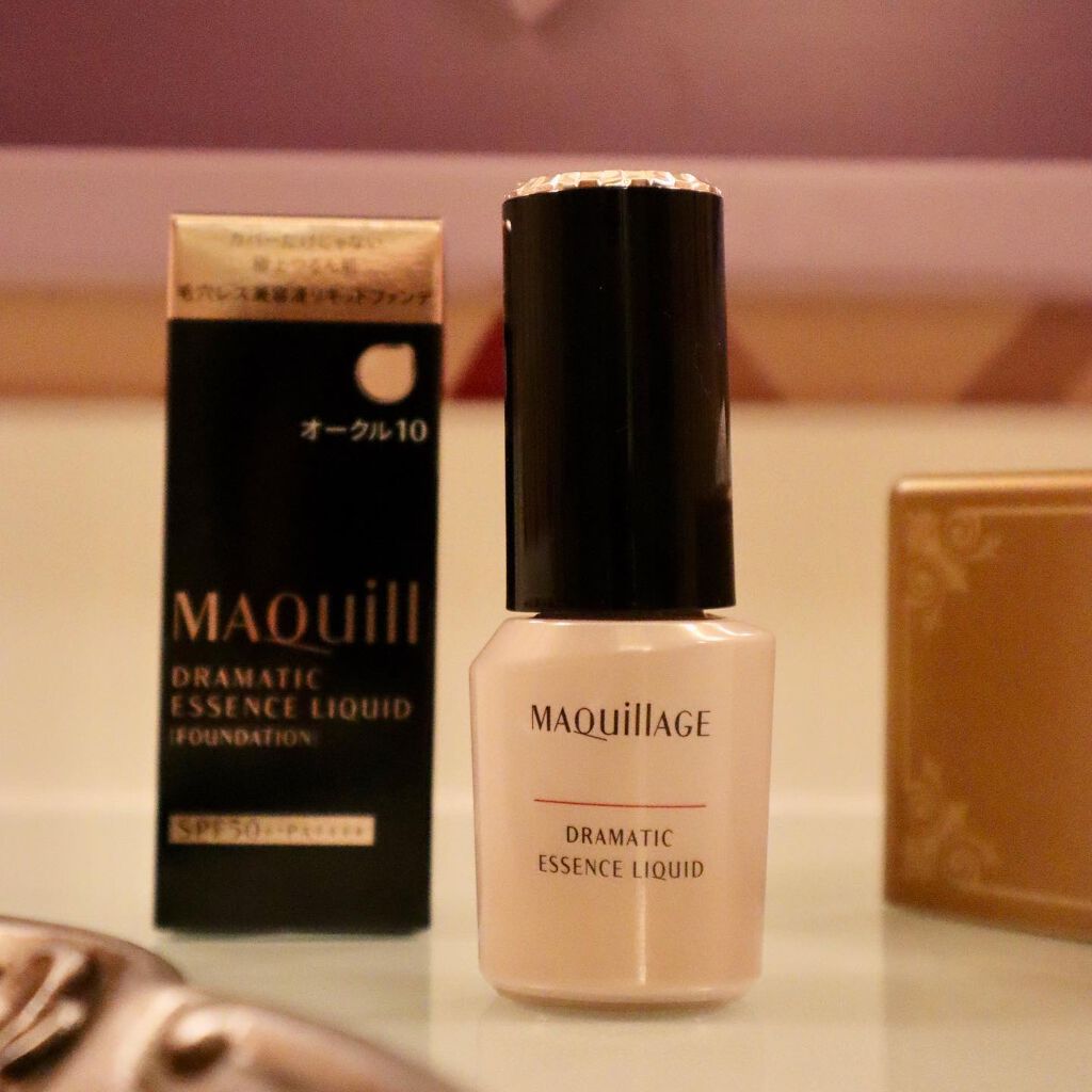 ドラマティックエッセンスリキッド/マキアージュ/リキッドファンデーションを使ったクチコミ（1枚目）