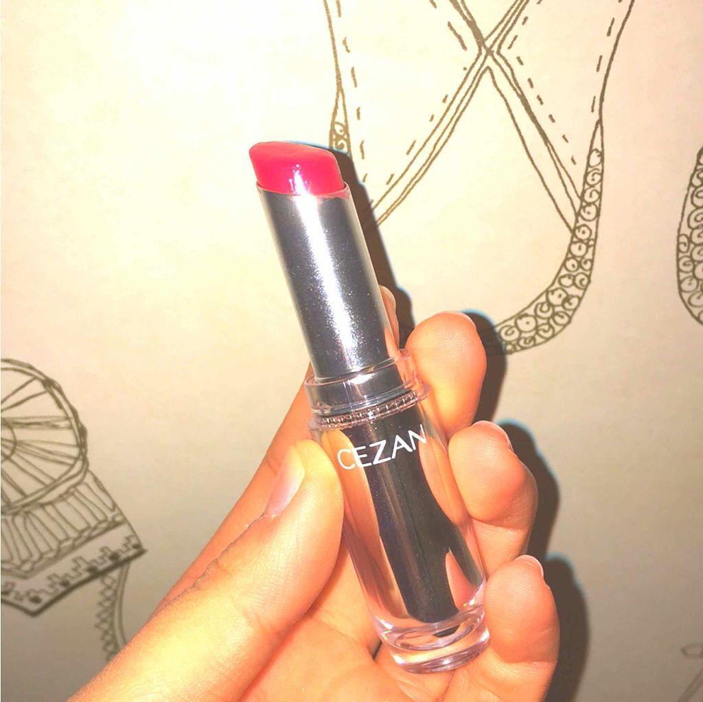 ラスティンググロスリップ/CEZANNE/口紅を使ったクチコミ（1枚目）