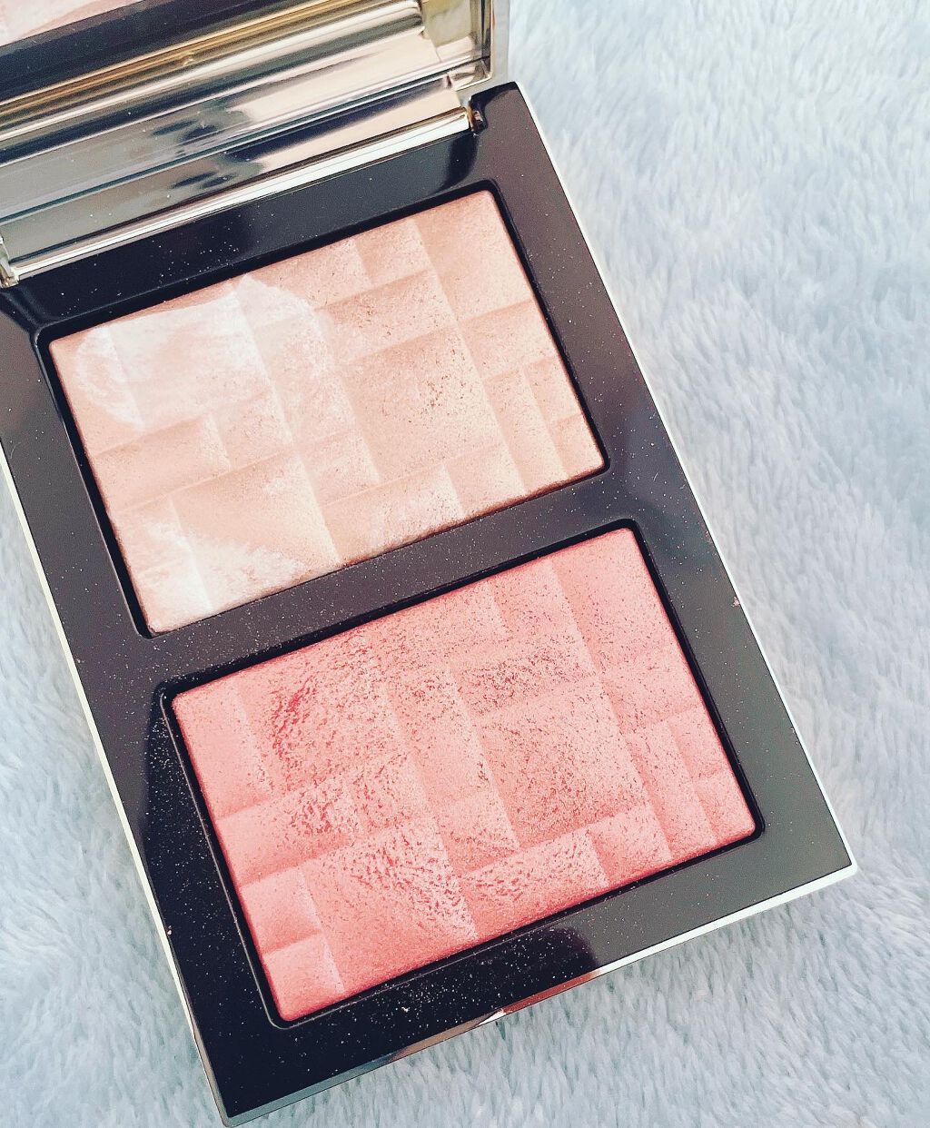 ハイライティング パウダー デュオ(LOVES RADIANCE COLLECTION) L02 ピンクグロウ/BOBBI BROWN/パウダーハイライトを使ったクチコミ（2枚目）