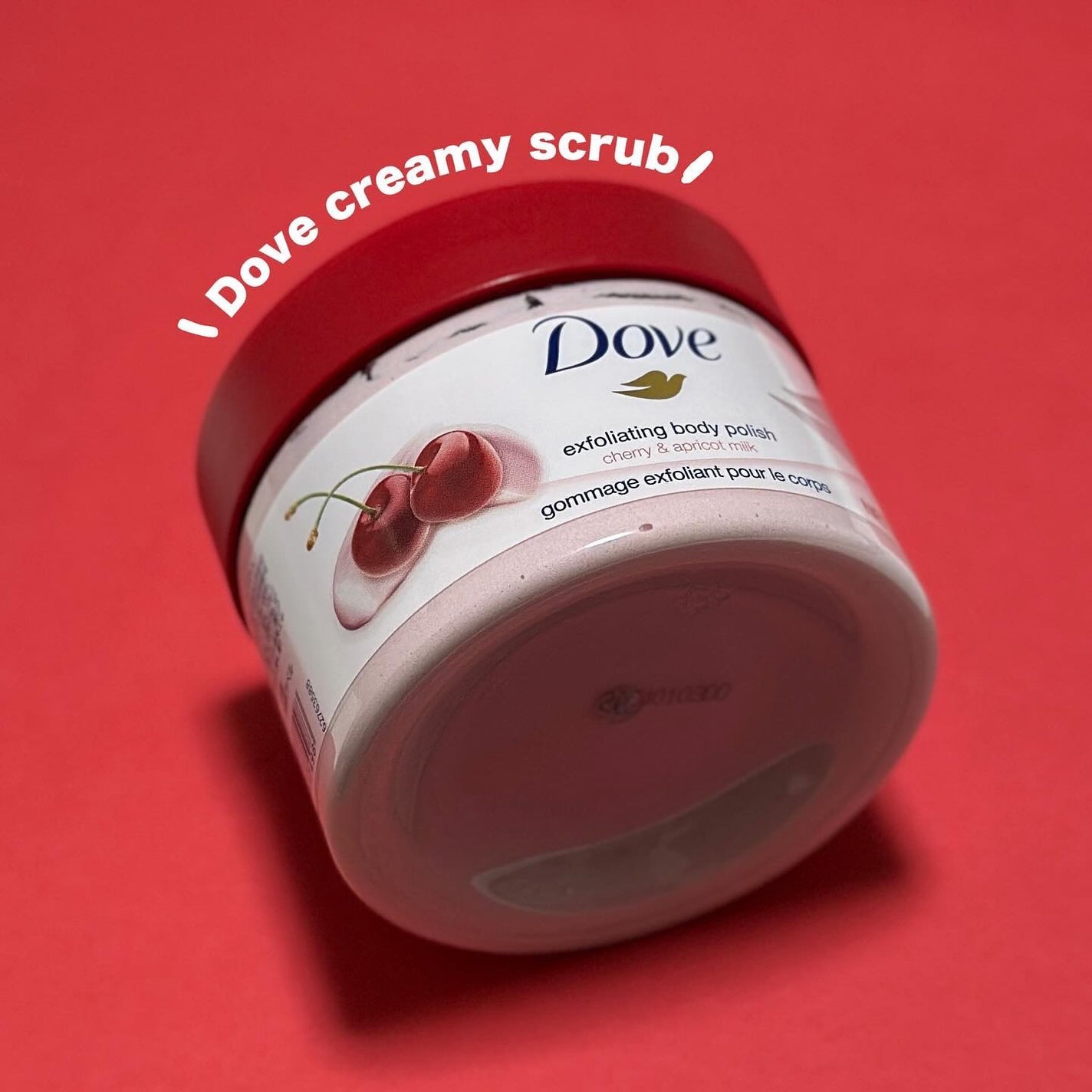 ダヴ ふわとろ クリーミースクラブ チェリー&アプリコットミルク/ダヴ/ボディスクラブを使ったクチコミ(1枚目)