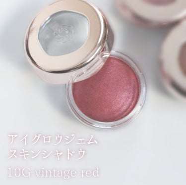 アイグロウジェム スキンシャドウ 10G vintage red/DECORTÉ/ジェル・クリームアイシャドウを使ったクチコミ（1枚目）