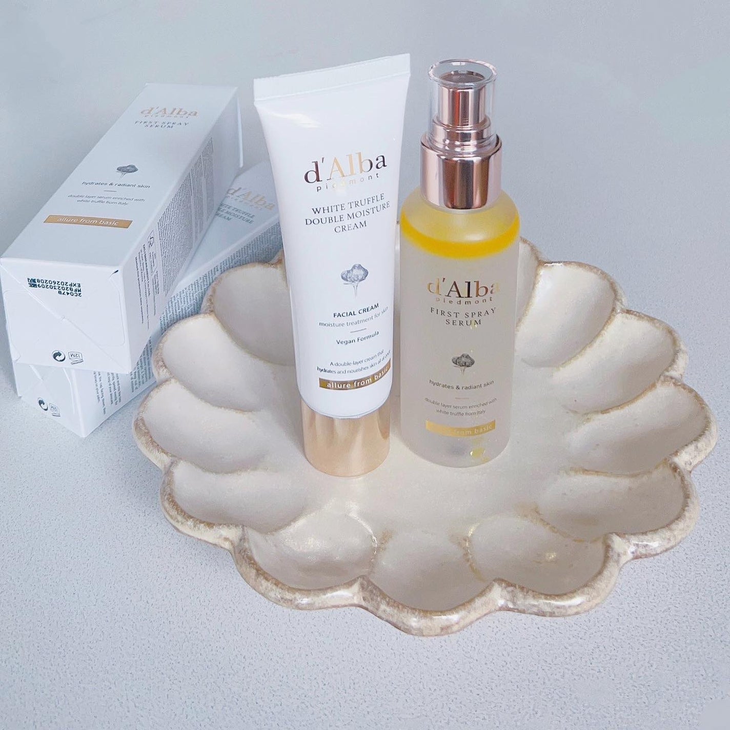 ダルバ ホワイトトリュフファーストスプレーセラム/ダルバ/ミスト状化粧水を使ったクチコミ(2枚目)