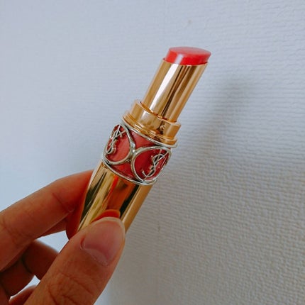 ルージュ ヴォリュプテ シャイン/YVES SAINT LAURENT BEAUTE/口紅を使ったクチコミ(2枚目)