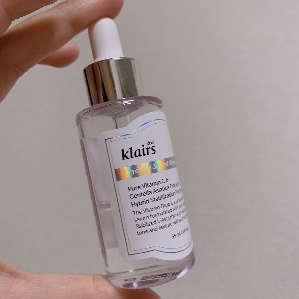 フレッシュリージュースドビタミンドロップ(35ml)/Klairs/美容液を使ったクチコミ（1枚目）