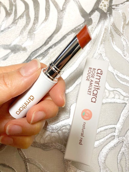 ローズ アミュレット ルージュ/AMRITARA/口紅を使ったクチコミ(4枚目)