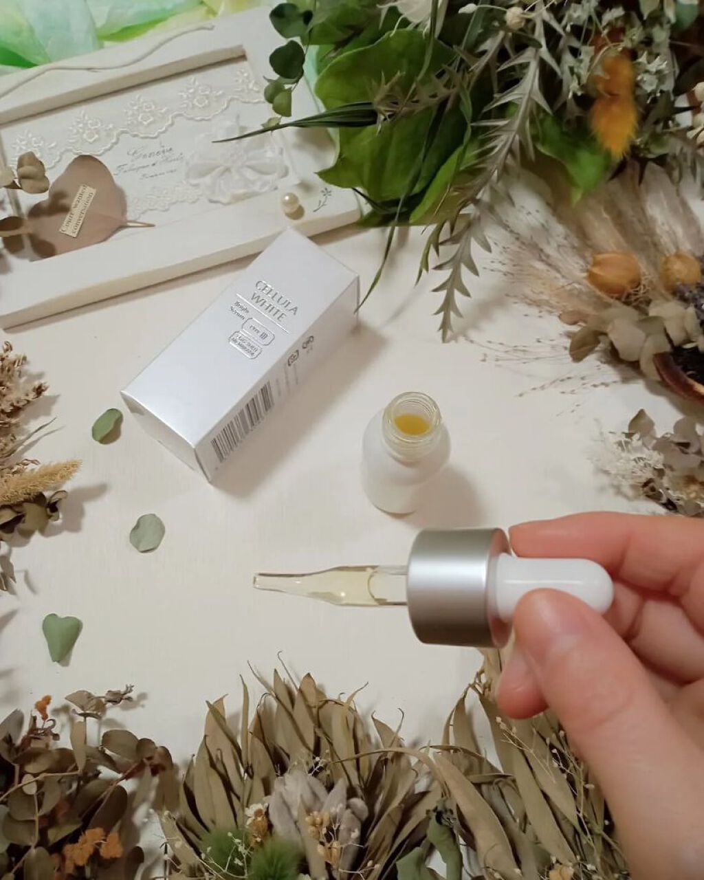 ホワイト ブライトセラム/CELLULA/美容液を使ったクチコミ（2枚目）