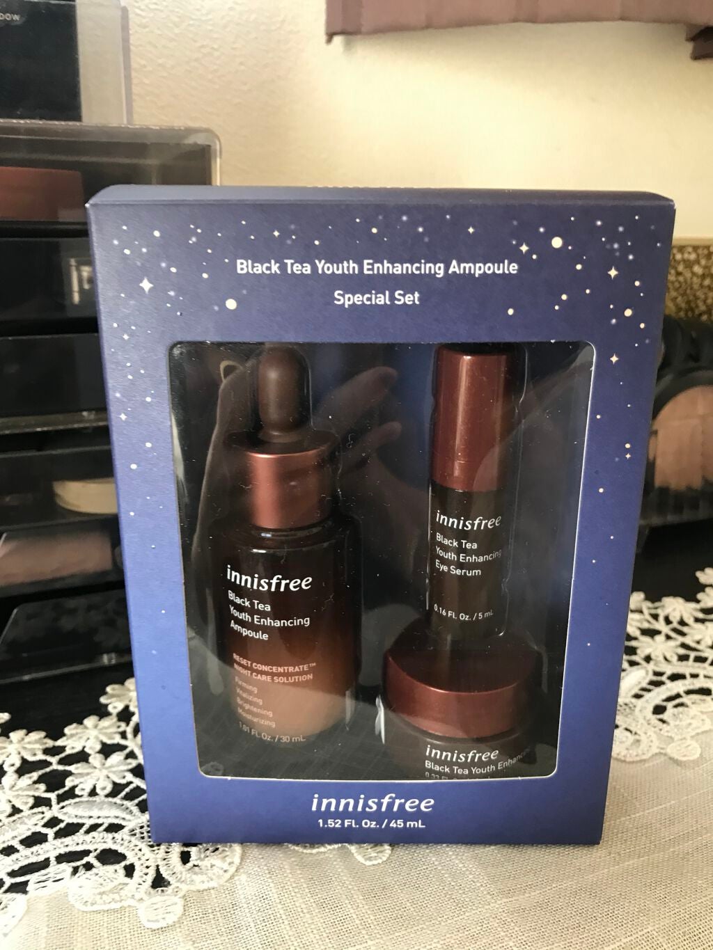 ブラックティー ユース セラム スペシャルセット/innisfree/スキンケアキットを使ったクチコミ(1枚目)