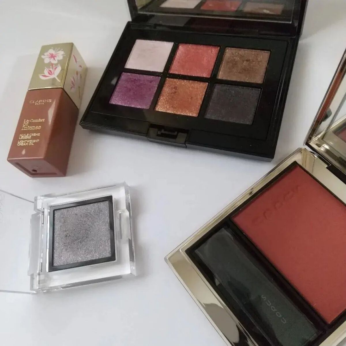 メルティング パウダー ブラッシュ 07 宵漆/SUQQU/パウダーチークを使ったクチコミ（1枚目）