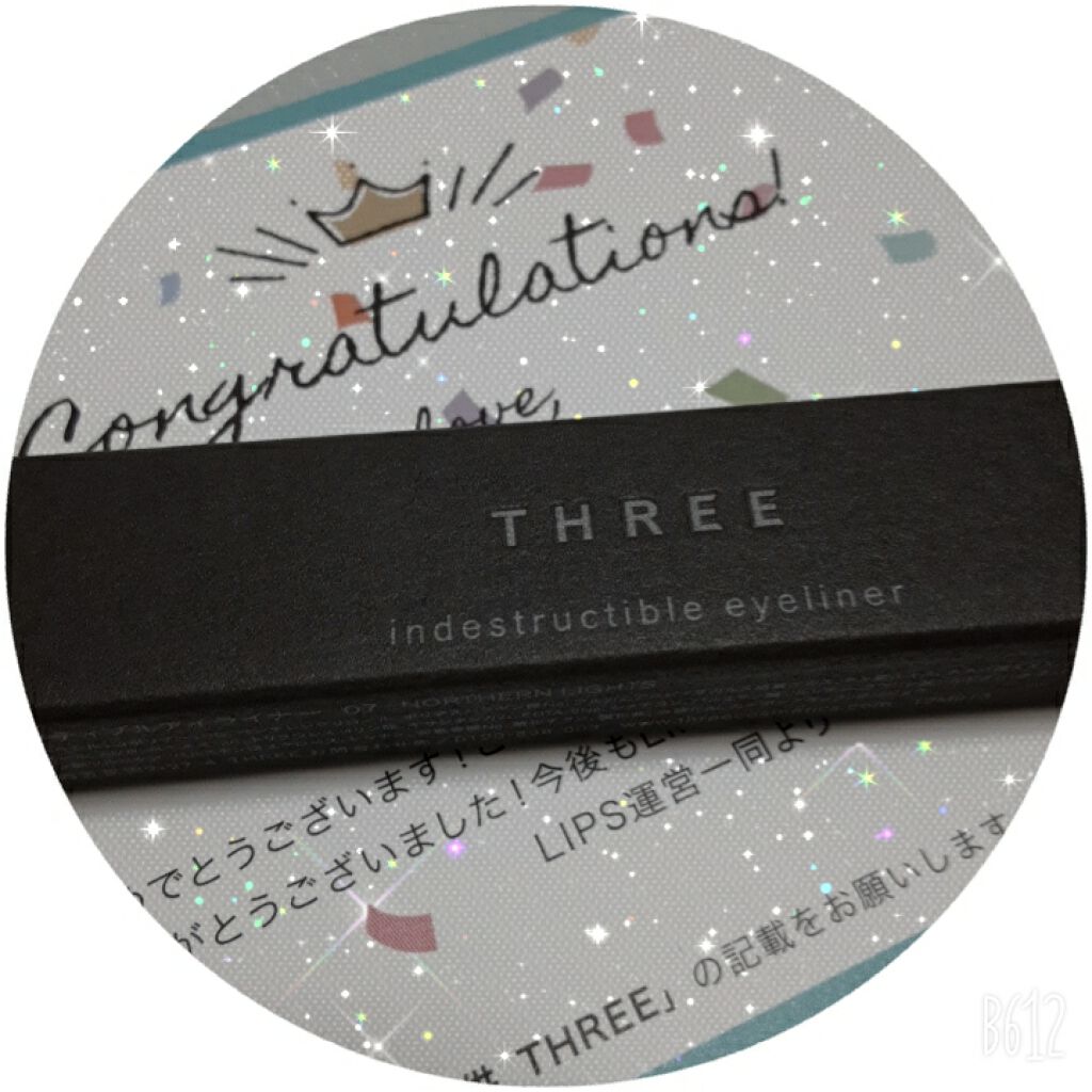 インディストラクティブルアイライナー/THREE/リキッドアイライナーを使ったクチコミ(2枚目)