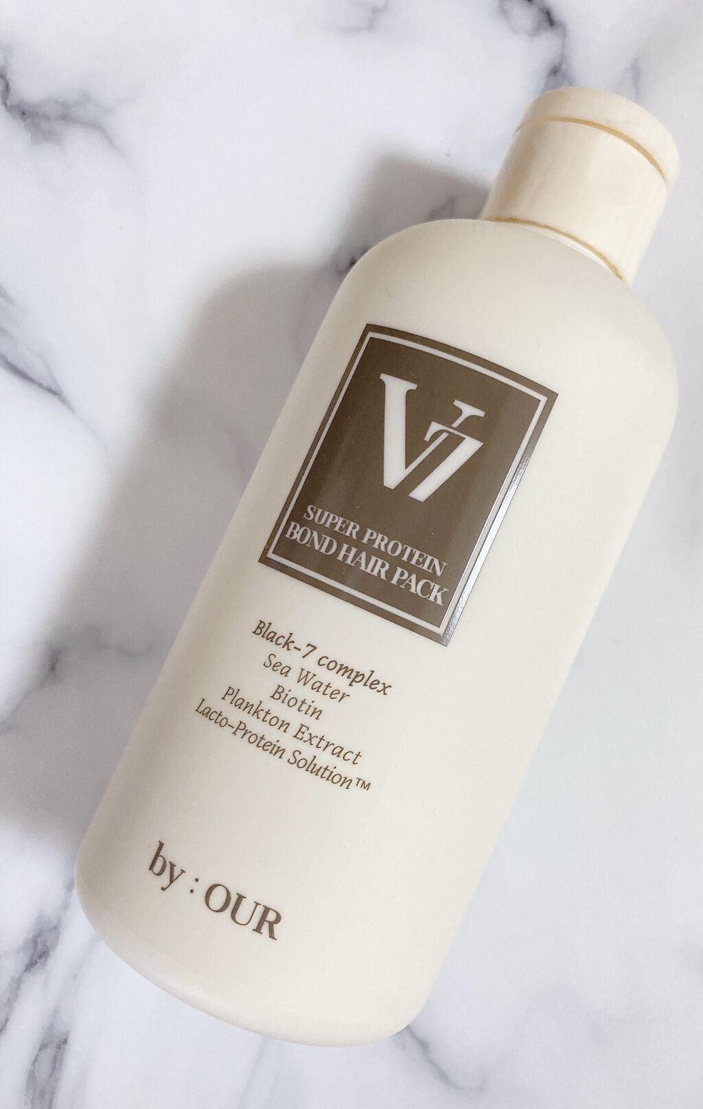 V7 スーパープロテイン シャンプー 500ml/by : OUR/サロンシャンプーを使ったクチコミ（3枚目）