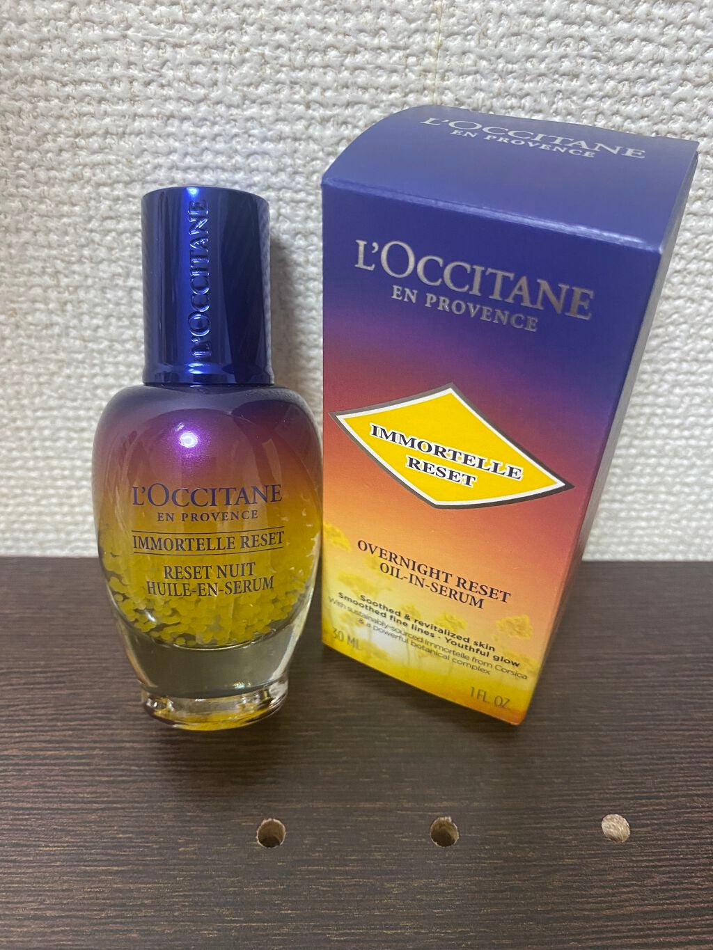 イモーテル オーバーナイトリセットセラム/L'OCCITANE/美容液を使ったクチコミ(2枚目)