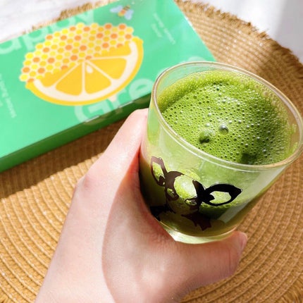 グリーン ファイバー ハニーレモン/Happy Green/ドリンクを使ったクチコミ(9枚目)