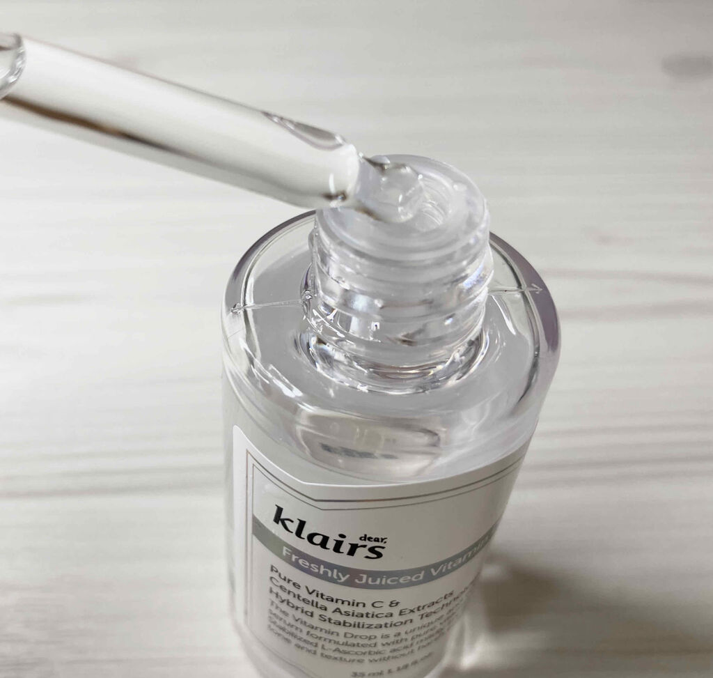 フレッシュリージュースドビタミンドロップ(35ml)/Klairs/美容液を使ったクチコミ（2枚目）
