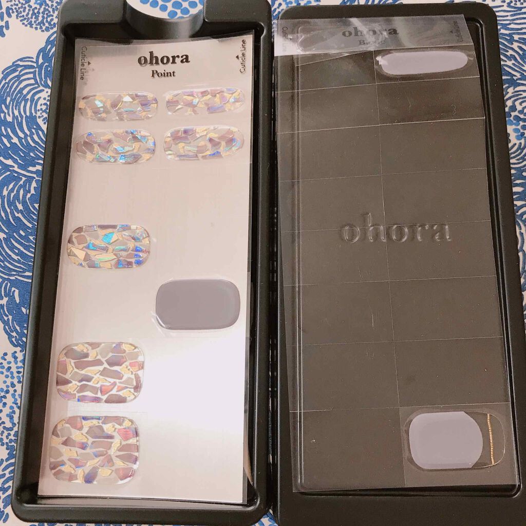 セミキュアジェルネイル(ハンド)/ohora/ネイルシールを使ったクチコミ(2枚目)