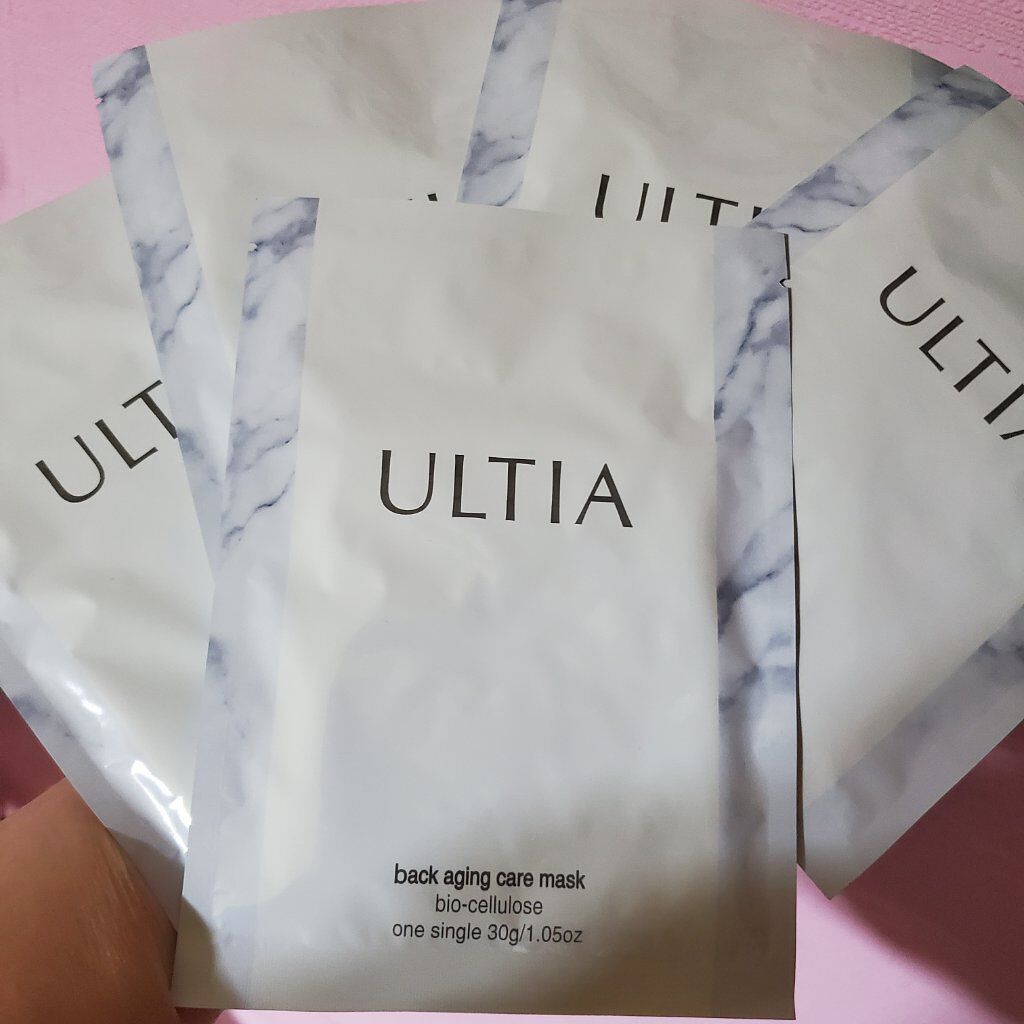 back aging care mask/ULTIA/シートマスク・パックを使ったクチコミ（1枚目）