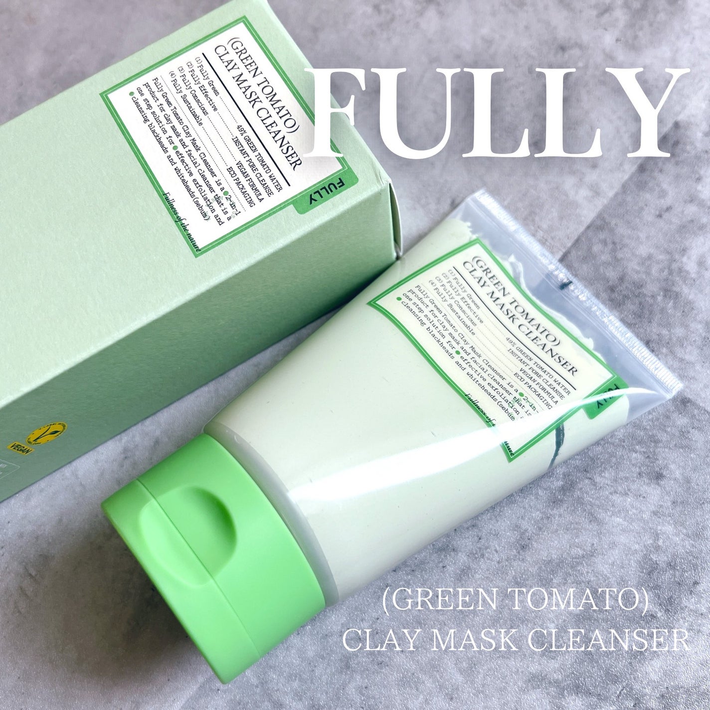 グリーントマトクレイマスククレンザー/FULLY/洗い流すパック・マスクを使ったクチコミ(1枚目)