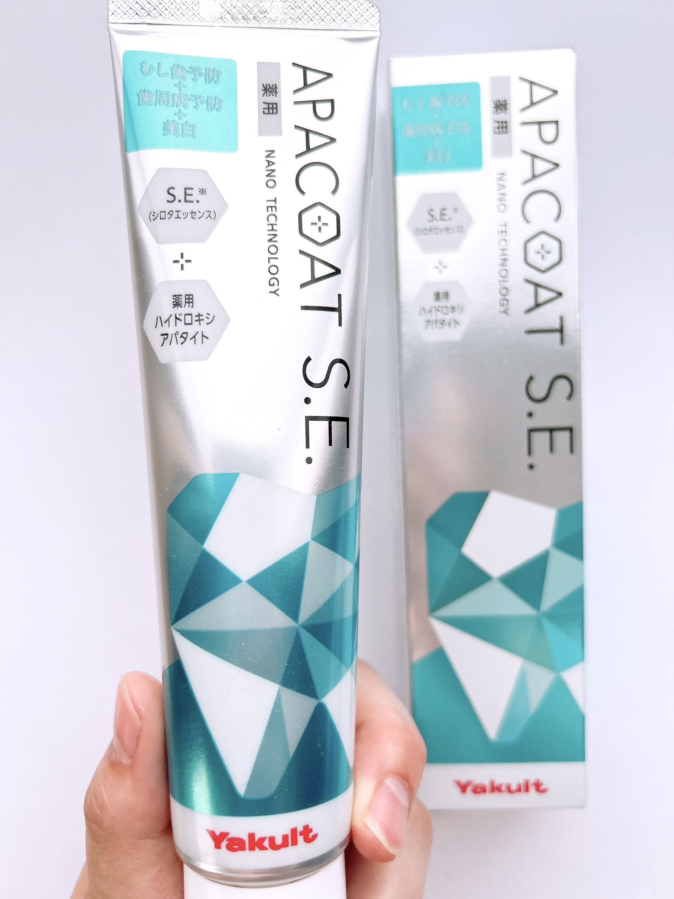 ヤクルト 薬用アパコート S.E.＜ナノテクノロジー＞/ヤクルト ビューティエンス/歯磨き粉を使ったクチコミ（2枚目）
