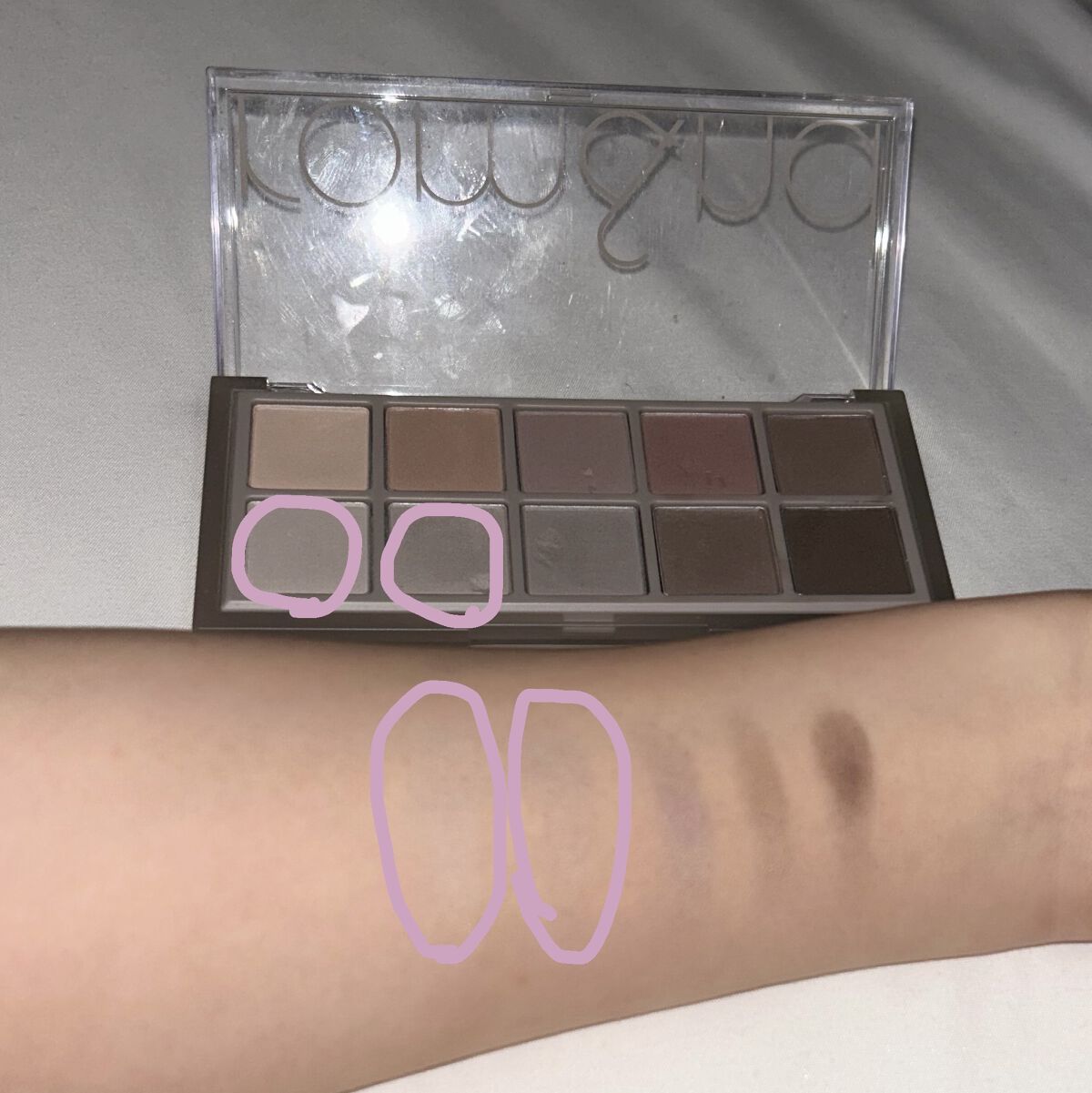 ベターザンパレット/rom&nd/アイシャドウパレットを使ったクチコミ（3枚目）