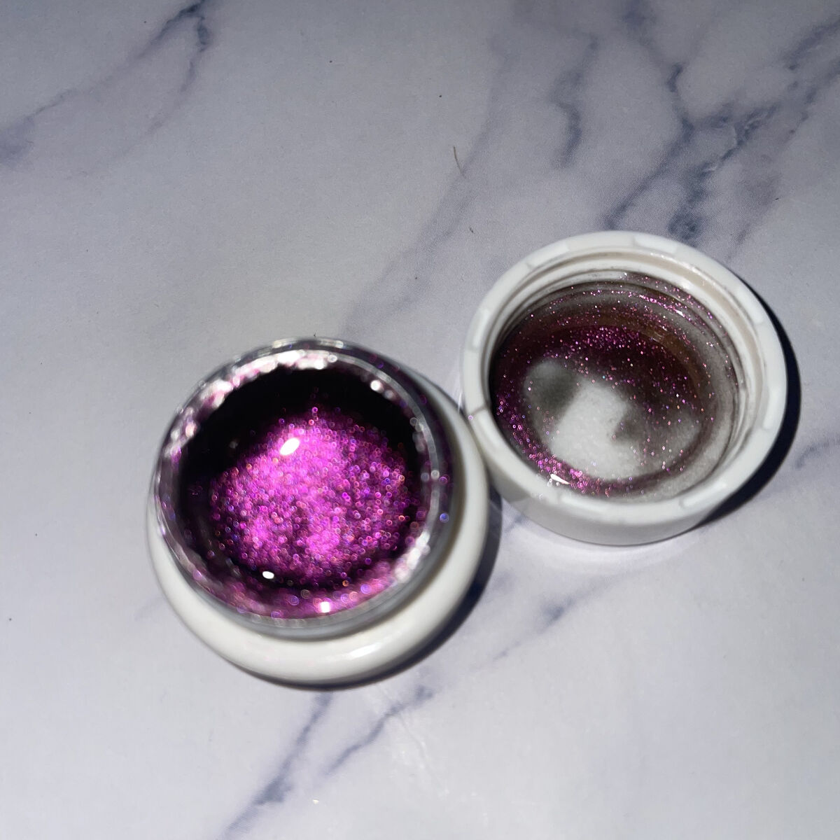 マグネットジェル Prismシリーズ ピンク/NAILTOWN/ジェルネイルを使ったクチコミ（3枚目）