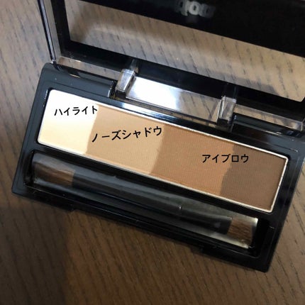 パウダーアイブロウ&3Dノーズ/ヘビーローテーション/パウダーアイブロウを使ったクチコミ(2枚目)