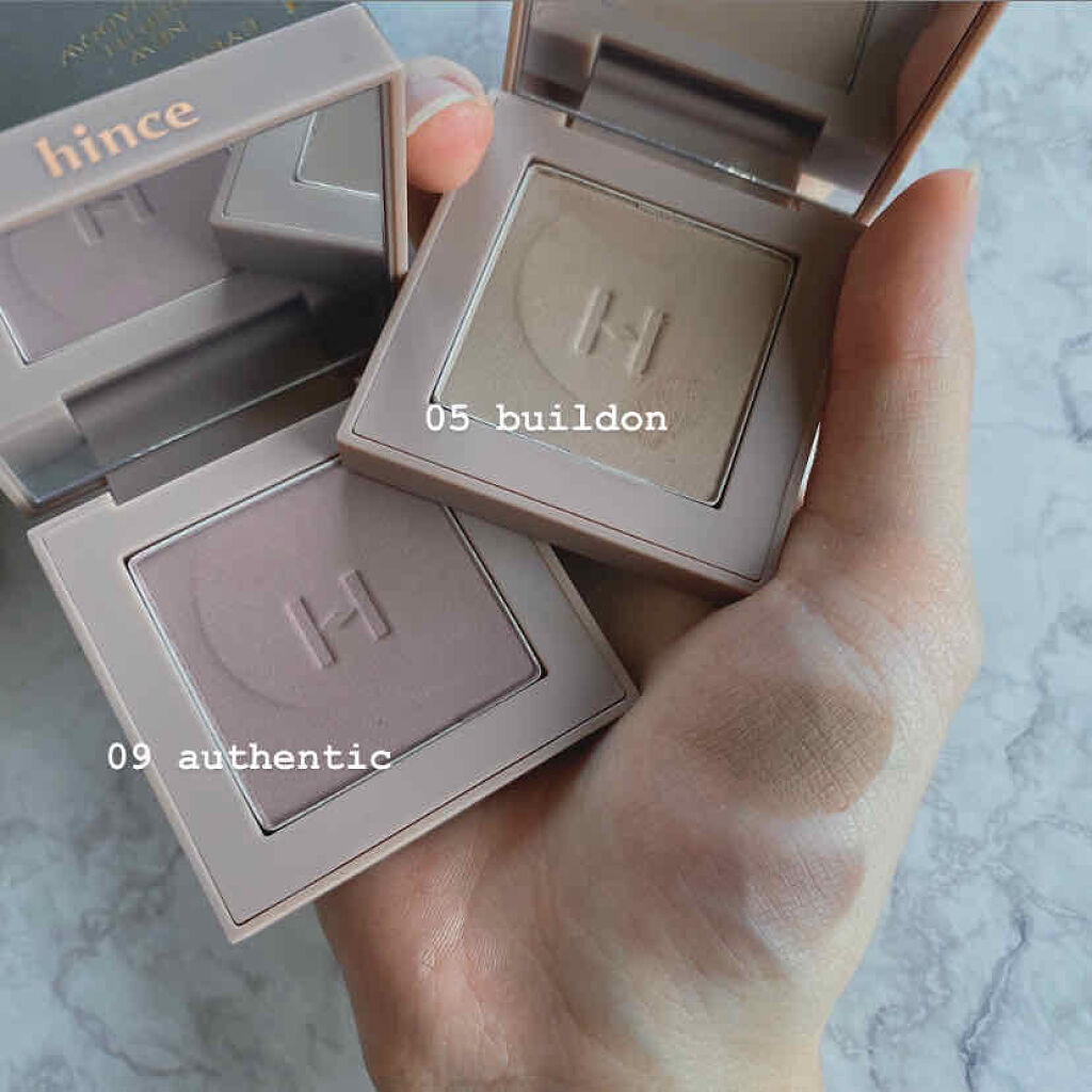 ニューデップスアイシャドウ/hince/単色アイシャドウを使ったクチコミ（2枚目）