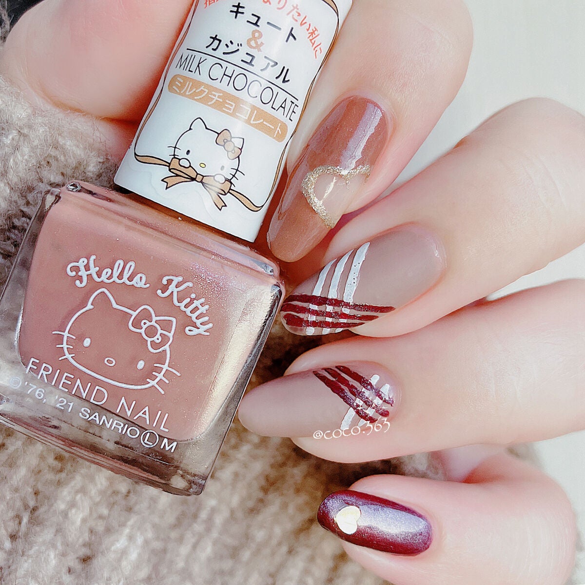 キティ ネイル/DAISO/マニキュアを使ったクチコミ(2枚目)