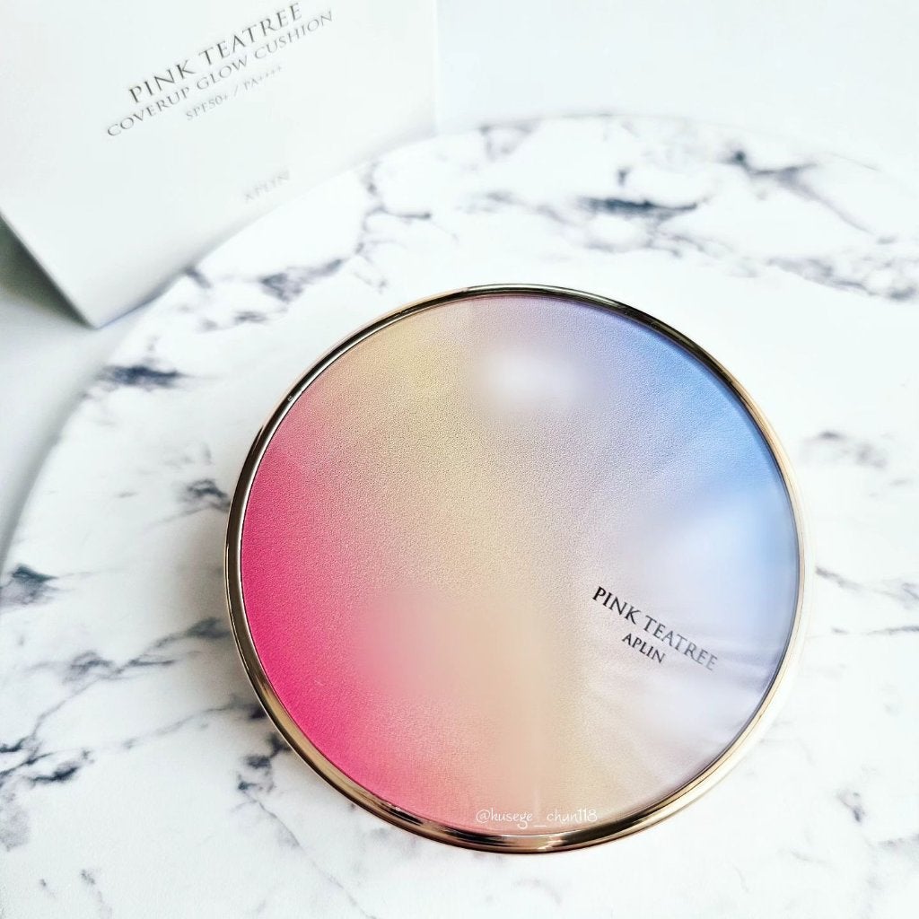 ピンクティーツリーカバーアップグロウクッション/APLIN/クッションファンデーションを使ったクチコミ(1枚目)