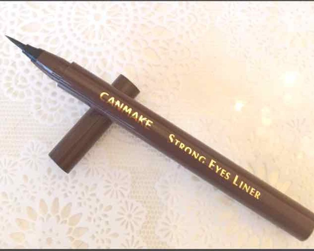ストロングアイズライナー/キャンメイク/リキッドアイライナーを使ったクチコミ(1枚目)