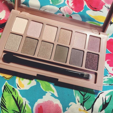 ヌードパレット ブラッシュド/MAYBELLINE NEW YORK/アイシャドウパレットを使ったクチコミ(2枚目)