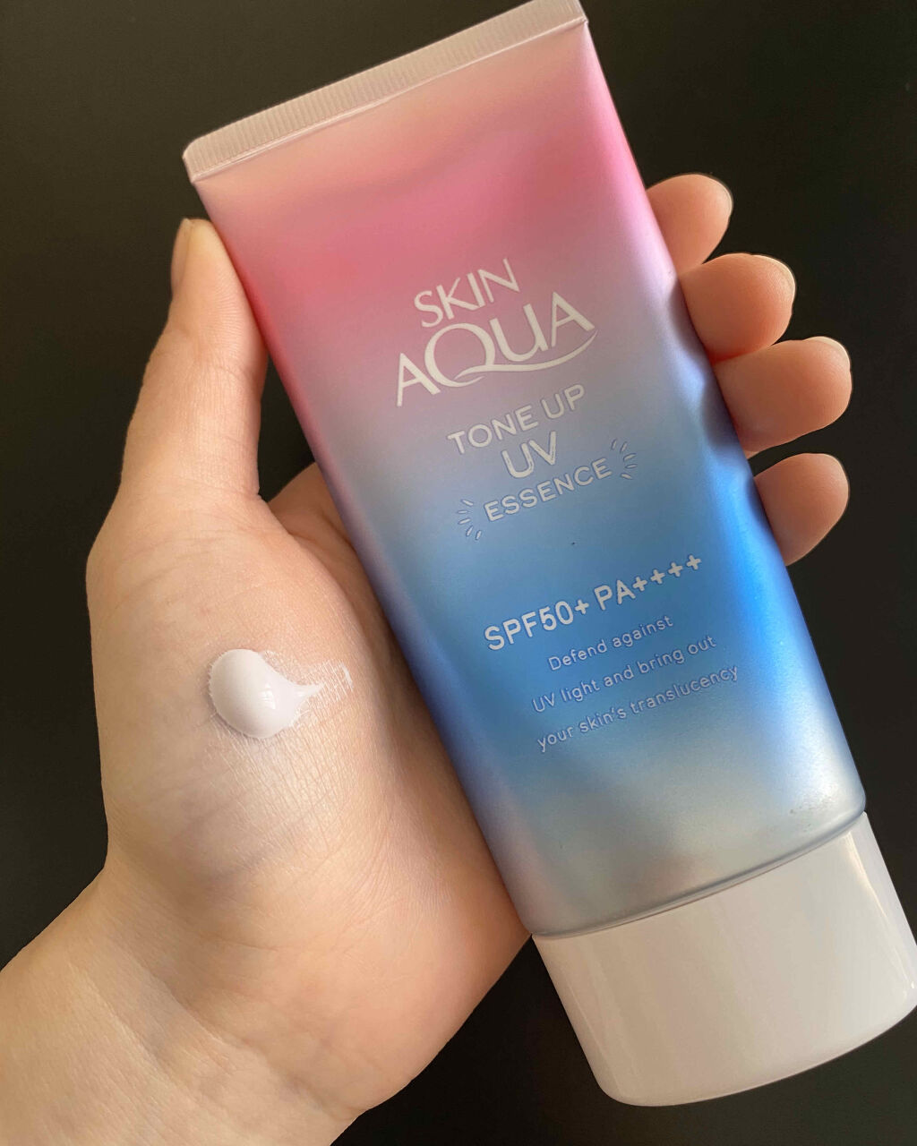 スキンアクア トーンアップUVエッセンス/スキンアクア/日焼け止めクリームを使ったクチコミ（2枚目）